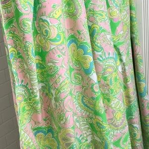 Lily Pulitzer Chin Chin shower curtain VGUC